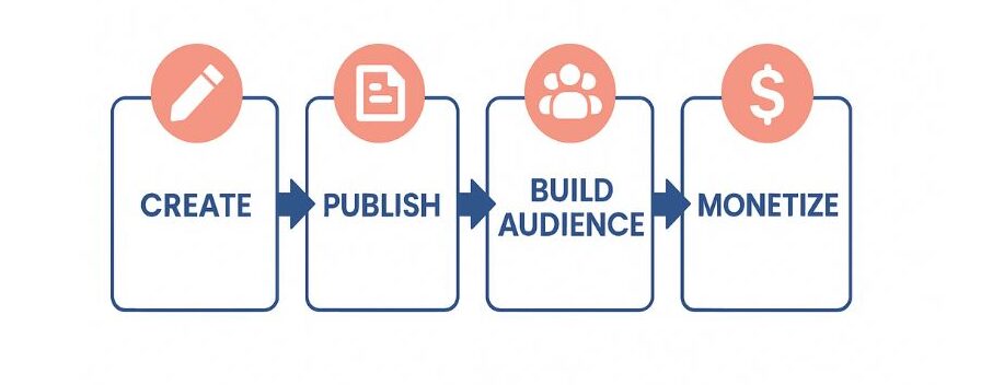Content creation flowchart